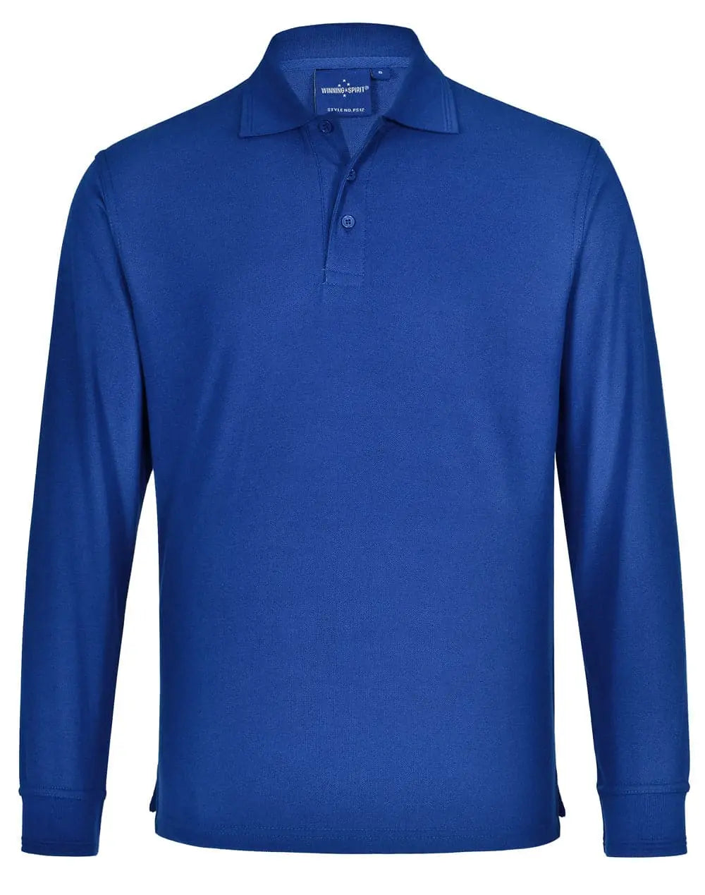 Winning Spirit Traditional Poly/Cotton Unisex Polo Shirt PS12 Casual Wear Winning Spirit Royal XS